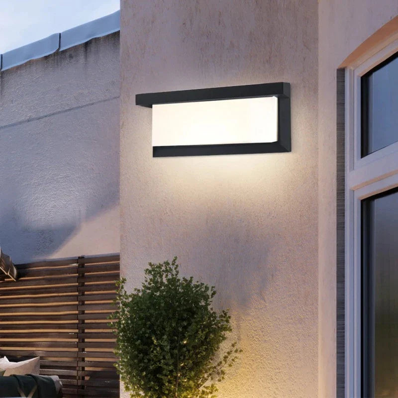 HorizonShine – LED Wall Light Outdoor Modern Design for Garden and Terrace
