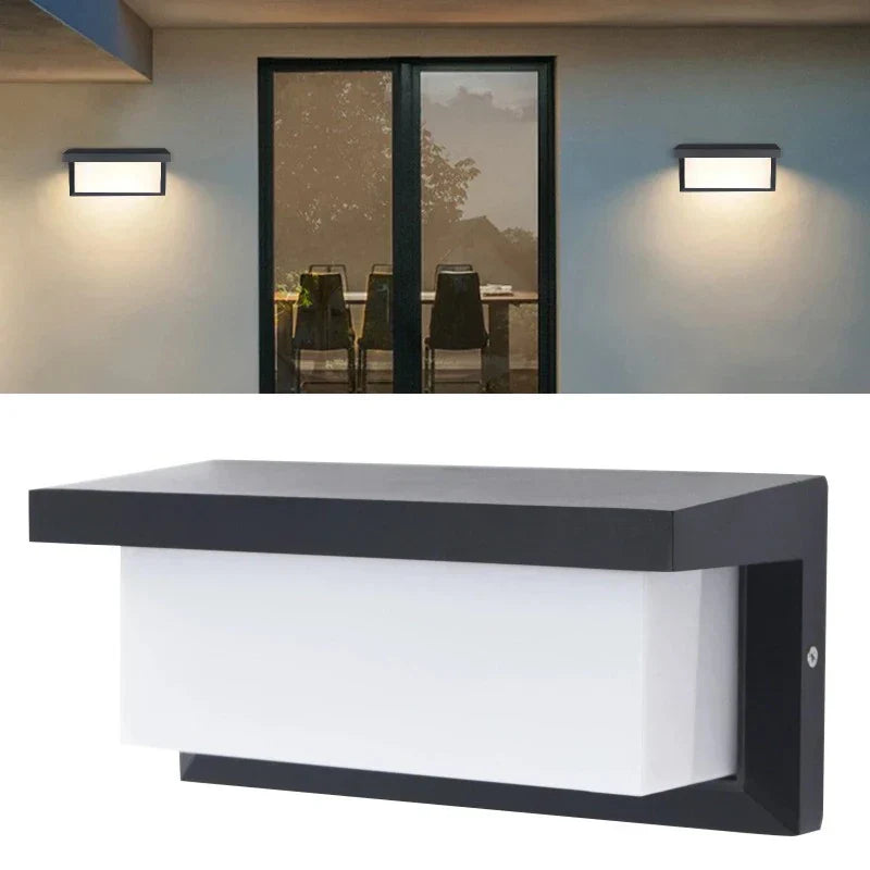 HorizonShine – LED Wall Light Outdoor Modern Design for Garden and Terrace