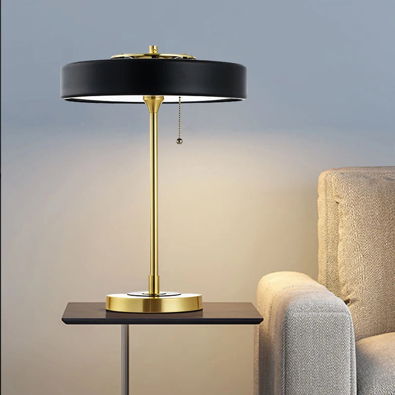 GlowDesk - Postmodern table lamp with dimming function