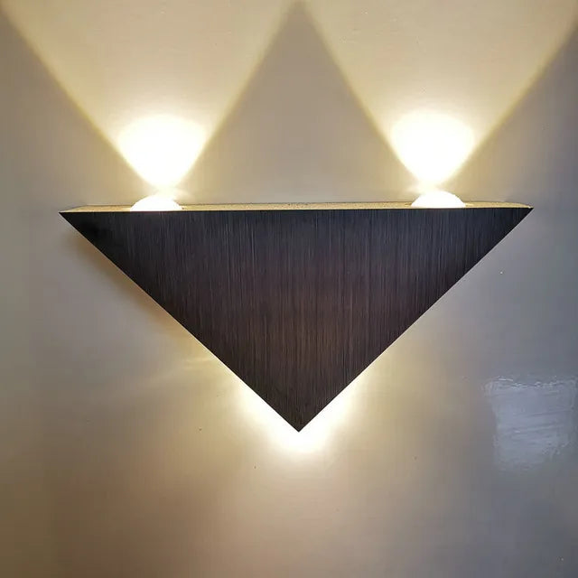 Pyramidia – LED Wall Light for Elegant Interiors with Triangular Design