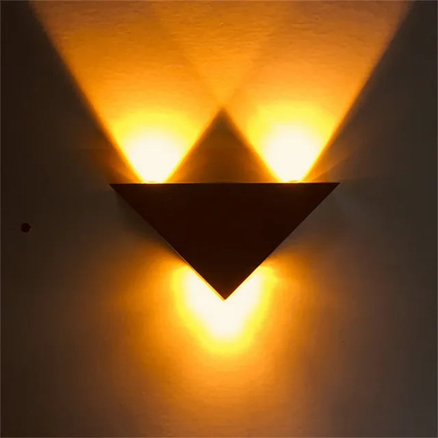 Pyramidia – LED Wall Light for Elegant Interiors with Triangular Design