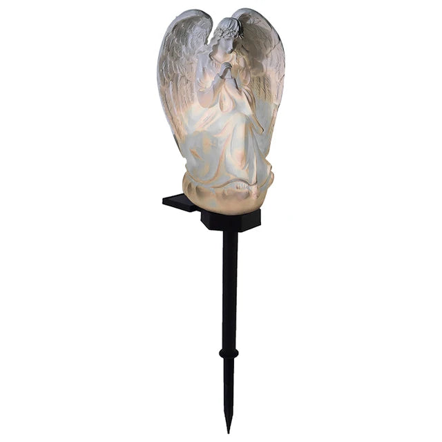 EternalLight – Solarleuchte Engel Design für Garten mit Nachhaltiger Beleuchtung