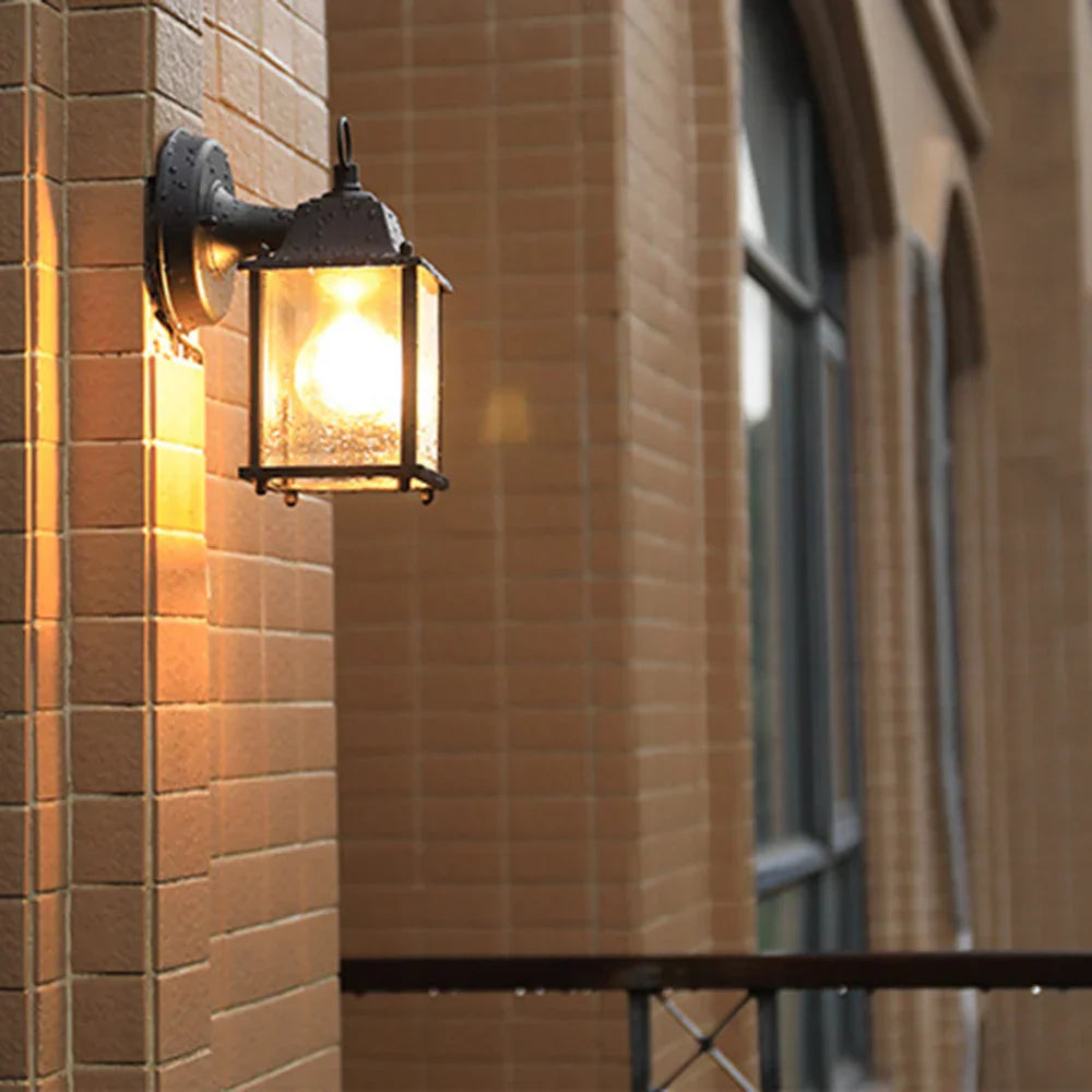 NostalgicShine – Retro Outdoor Wall Light for Stylish Lighting in the Garden and on the Terrace