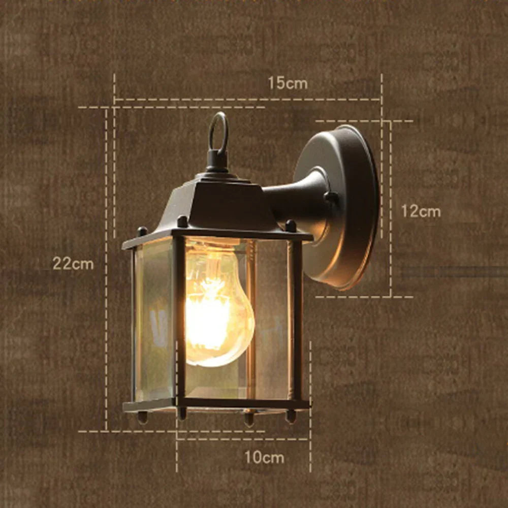 NostalgicShine – Retro Outdoor Wall Light for Stylish Lighting in the Garden and on the Terrace