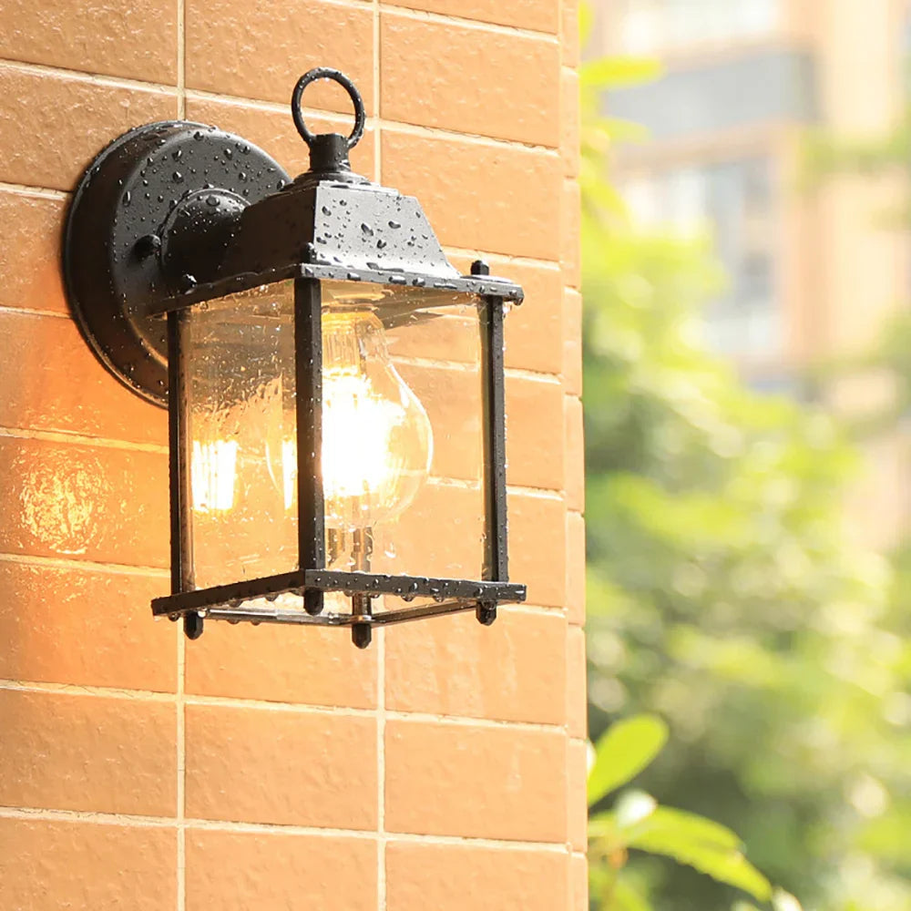 NostalgicShine – Retro Outdoor Wall Light for Stylish Lighting in the Garden and on the Terrace