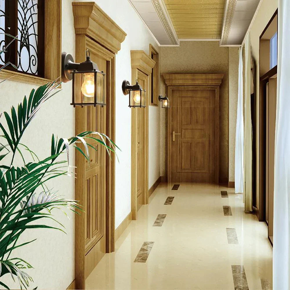 NostalgicShine – Retro Outdoor Wall Light for Stylish Lighting in the Garden and on the Terrace