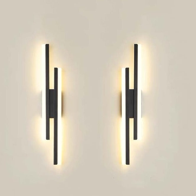 Mira – Modern LED Wall Light Black for Stylish Indoor Lighting