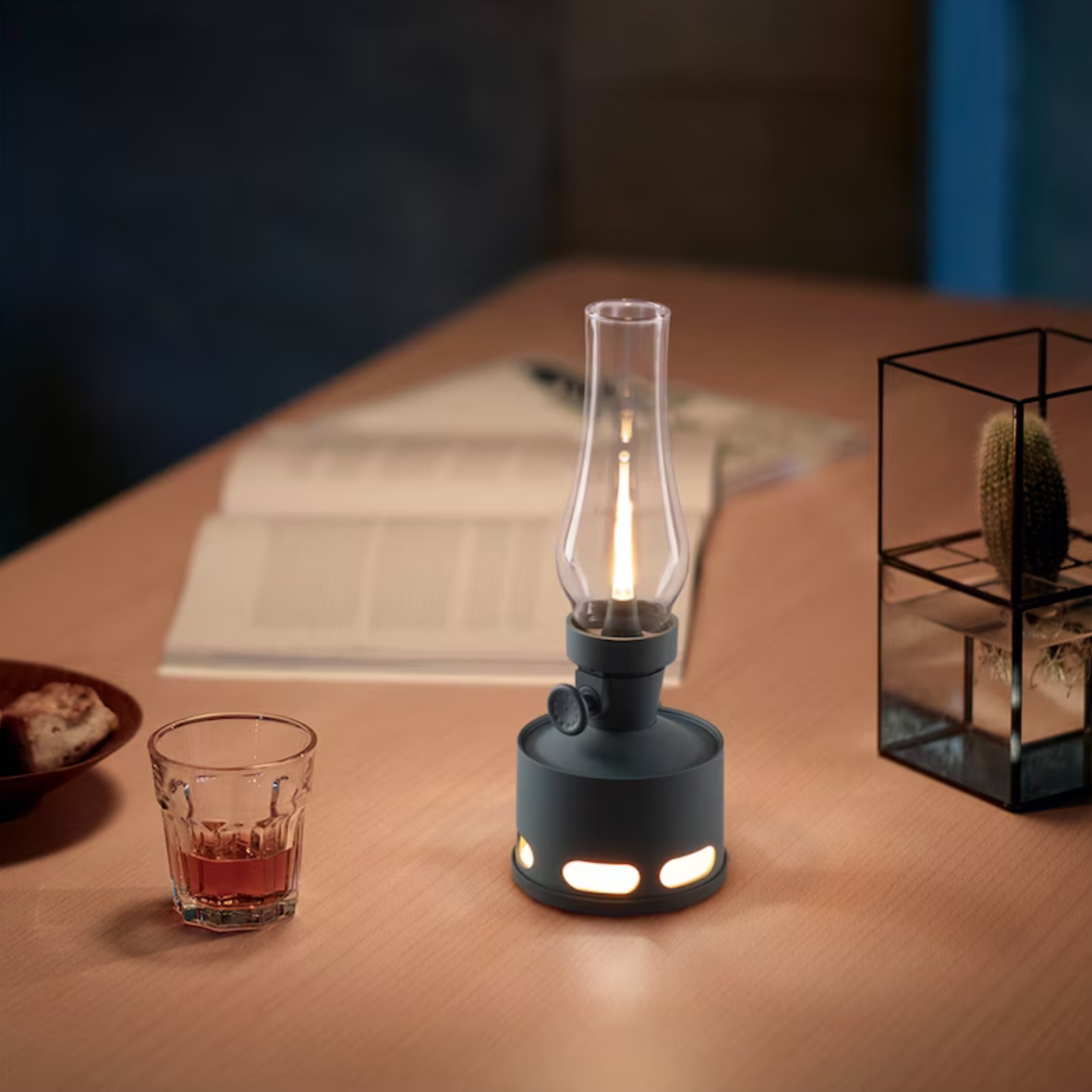 NostalgieLampe – Vintage LED table lamp for cozy atmosphere