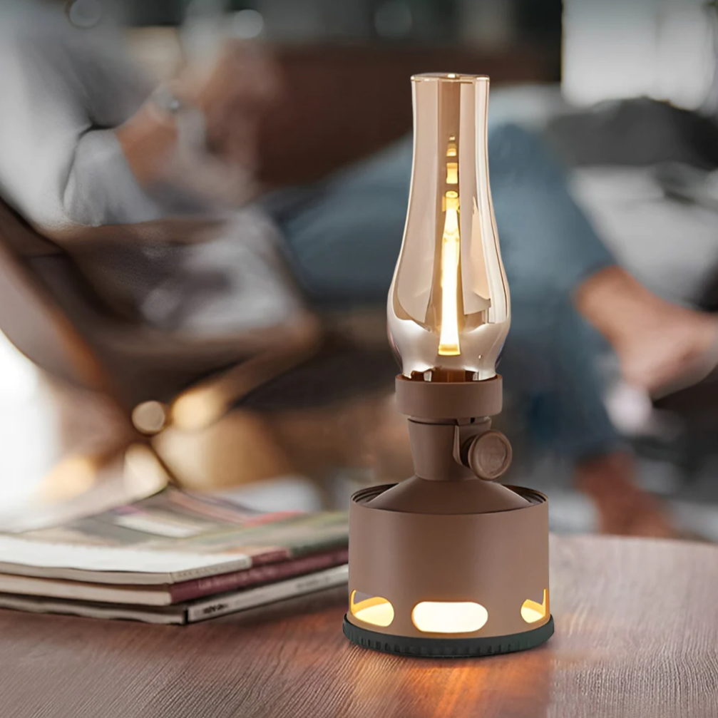 NostalgieLampe – Vintage LED table lamp for cozy atmosphere