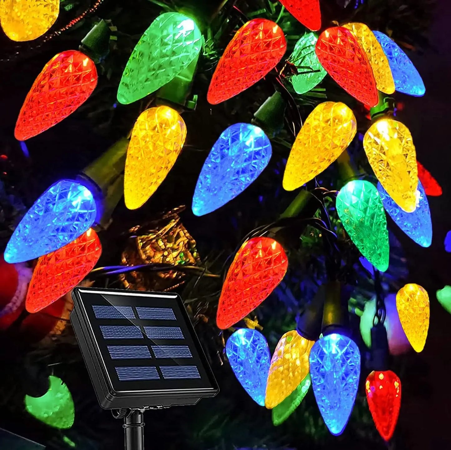Fruity – Solar Strawberry Lights for Festive Decoration