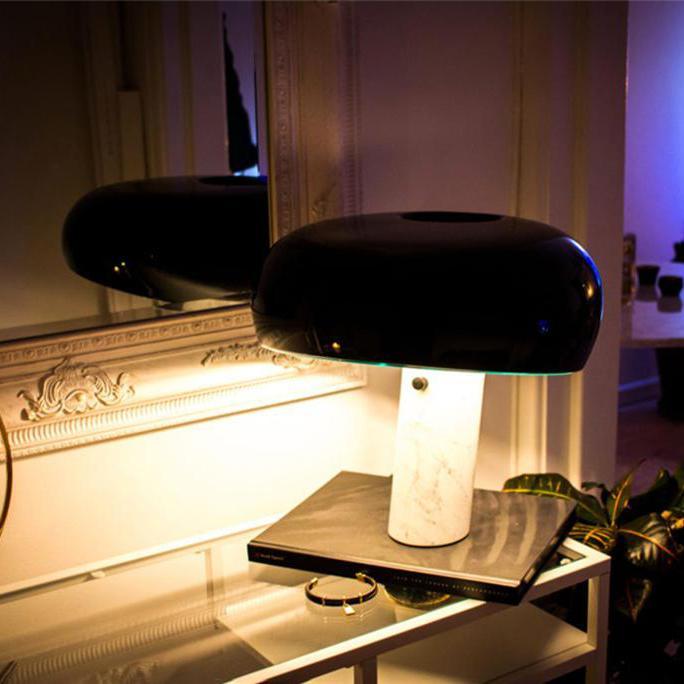 StoneGlow – Marble Table Lamp Elegant Lighting for Your Home