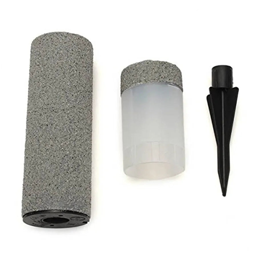 GranitGlanz – Granite Column Lamp Elegant Outdoor Lighting