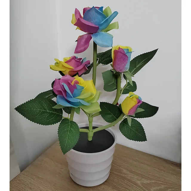 GardenBliss – Solarrosenlampe für Romantische Beleuchtung im Garten