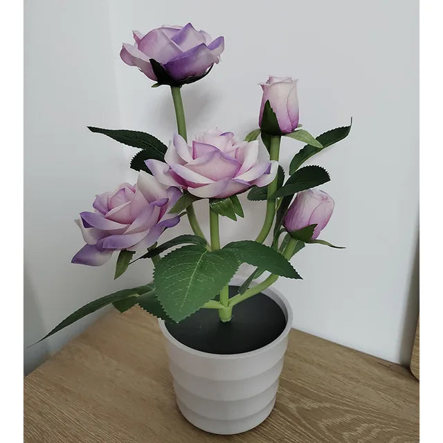 GardenBliss – Solarrosenlampe für Romantische Beleuchtung im Garten