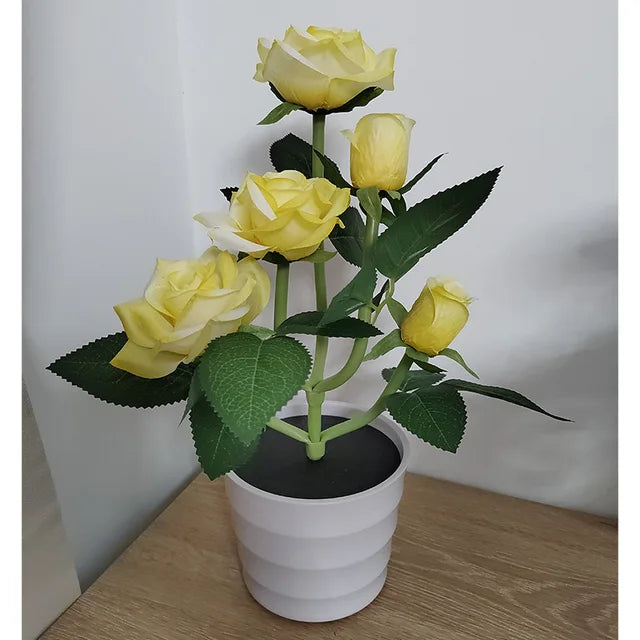 GardenBliss – Solarrosenlampe für Romantische Beleuchtung im Garten