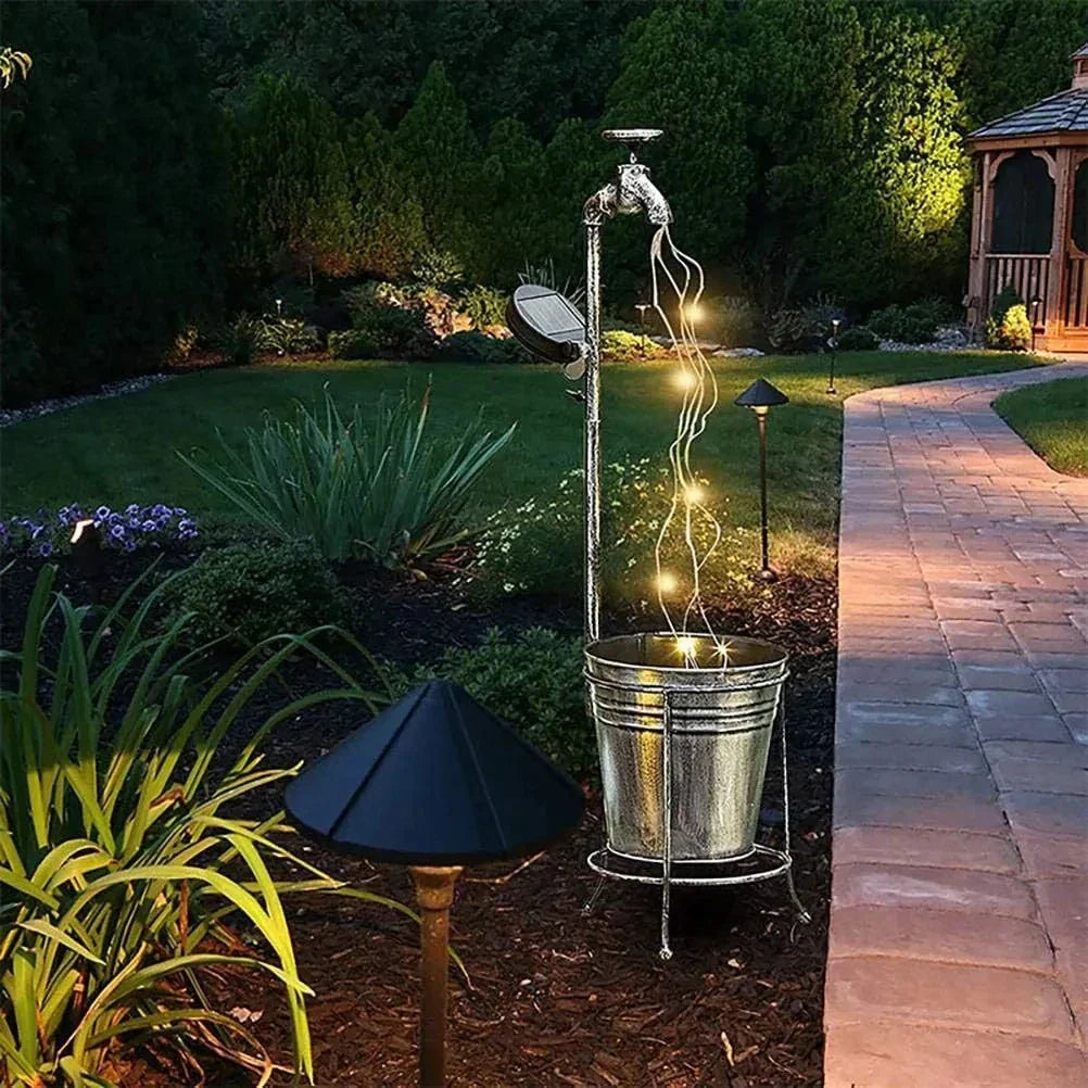 RadiantTap – Solar Water Tap Light for Sustainable Garden Lighting