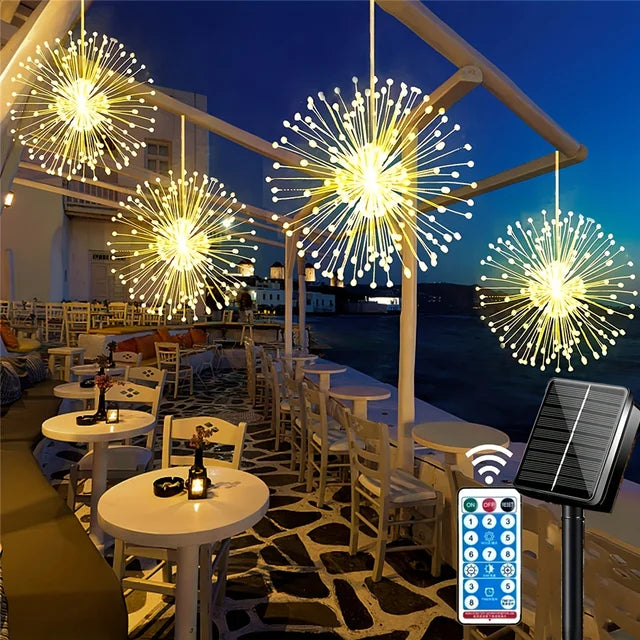 NebulaGlow – Hängende Solar-Party-Lampe für magische Sommerabende