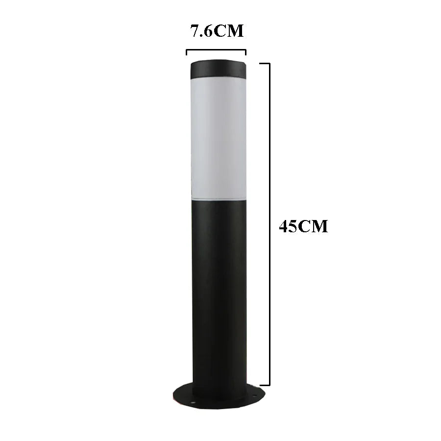 GleamGuard – Edelstahl Gartenlampe für stilvolle Beleuchtung