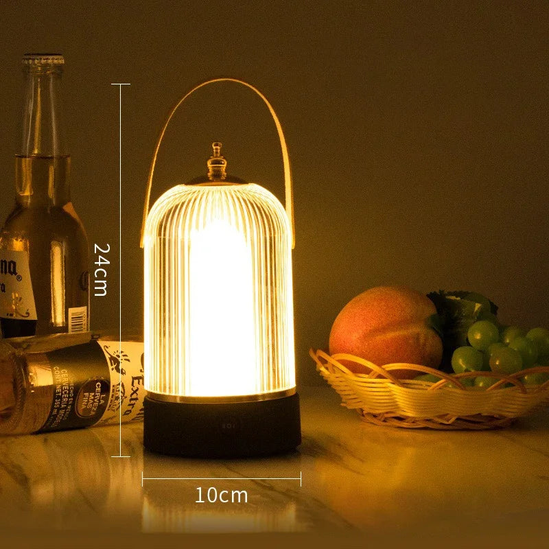 Vivi – Tragbare Retro Tischlampe mit Vogelkäfig-Design für gemütliche Abende