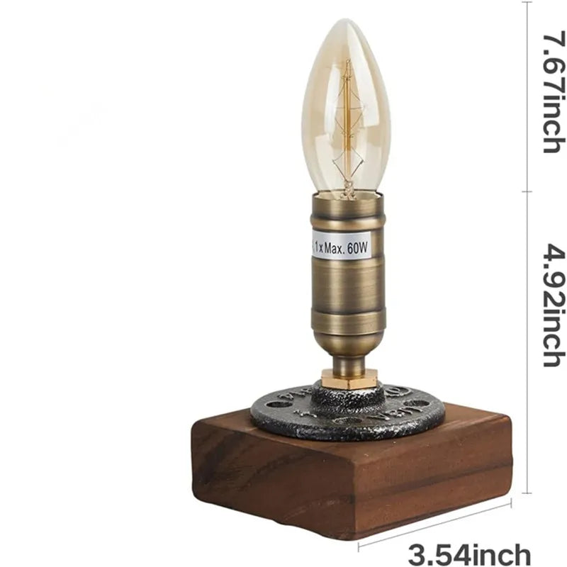 Waldlicht – Tischlampe Aus Holz Für Gemütliche Beleuchtung Zuhause