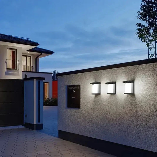 AquaSense – Motion Sensor Lamps for Outdoor Areas with Waterproofing