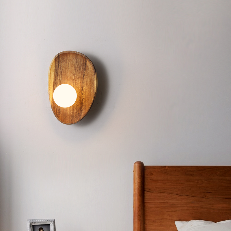 BoisLumi – Natürliche Holz Wandlampe für Elegante Beleuchtung