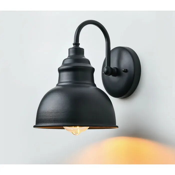 VintageGlow – Retro Außenwandleuchte mit Stil für Ihren Garten in Schwarz und Kupfer