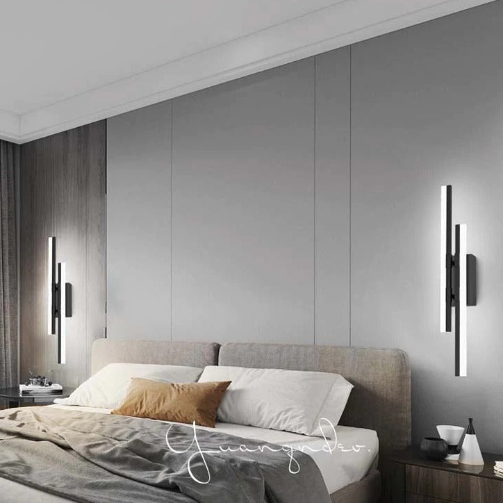 Mira – Modern LED Wall Light Black for Stylish Indoor Lighting