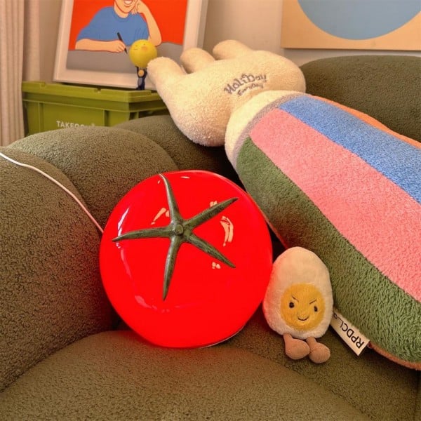 HarvestGlow – Table lamp in tomato design for a cozy atmosphere