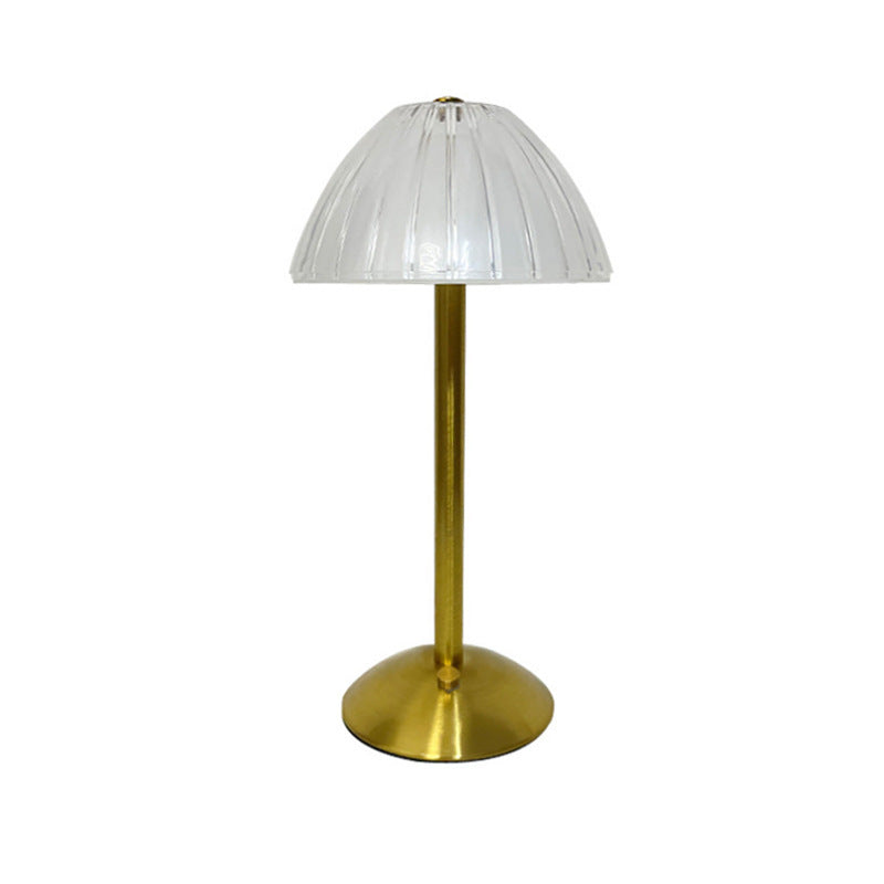 GlamLicht – Designer acrylic table lamp in rock shape with LED for stylish living spaces