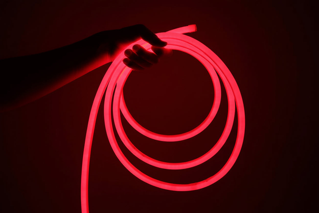 LED Round Light Strip - Flexibler Neon Lichtstreifen für Dekoration - Wasserdicht