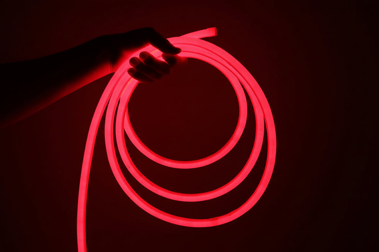 LED Round Light Strip - Flexibler Neon Lichtstreifen für Dekoration - Wasserdicht