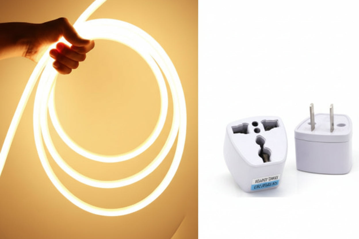 LED Round Light Strip - Flexibler Neon Lichtstreifen für Dekoration - Wasserdicht