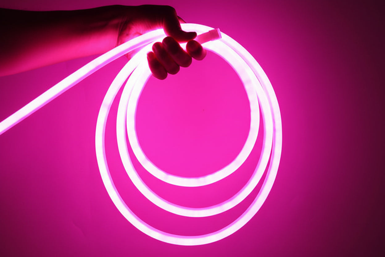 LED Round Light Strip - Flexibler Neon Lichtstreifen für Dekoration - Wasserdicht