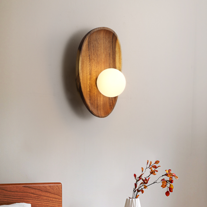 BoisLumi – Natürliche Holz Wandlampe für Elegante Beleuchtung