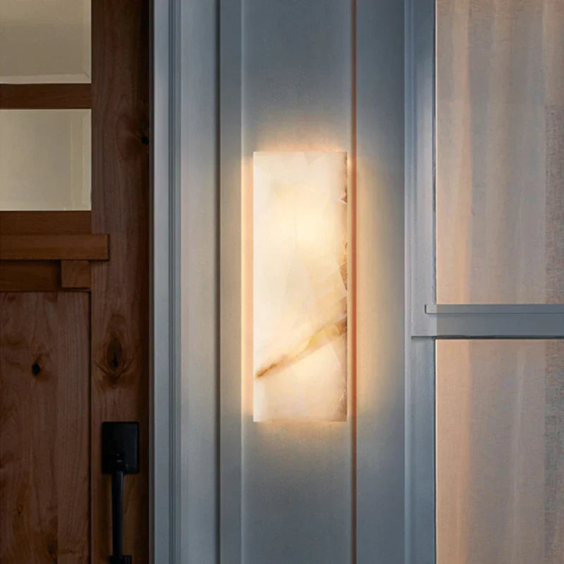 Marblux – Outdoor wall light made of marble for stylish lighting