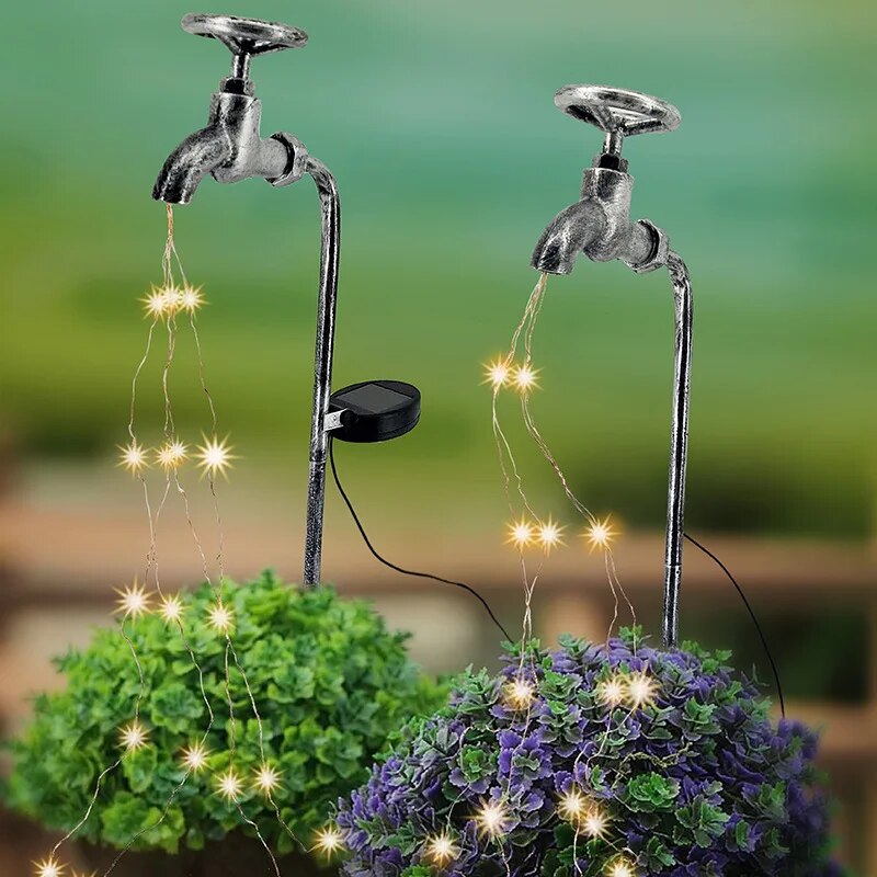 RadiantTap – Solar Water Tap Light for Sustainable Garden Lighting